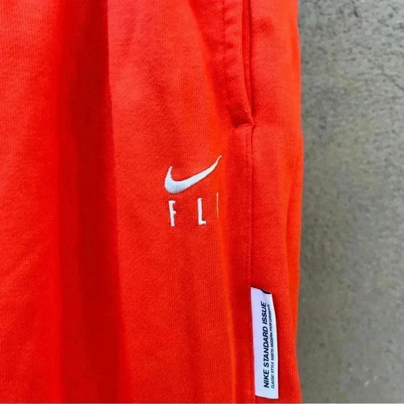 Nike orange sweatpants fly size small - Picture 4 of 5